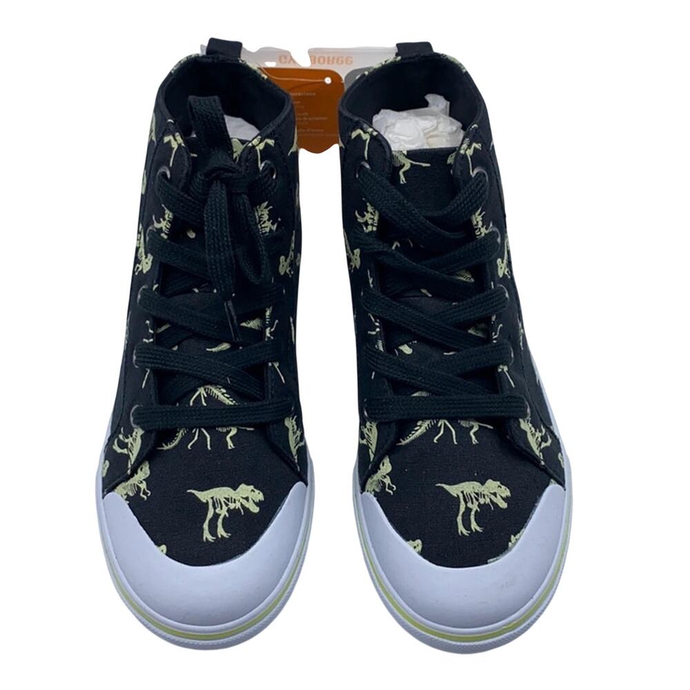 Gymboree Glow In The Dark Dinosaur HiTop Sneakers Size 4